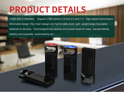 Zsuit 10 Peças/lote Pen Drives USB 64GB Mini Metal Capacidade Real 128GB Memory Stick Pen Drive 32GB Logotipo Personalizado Armazenamento U Disk