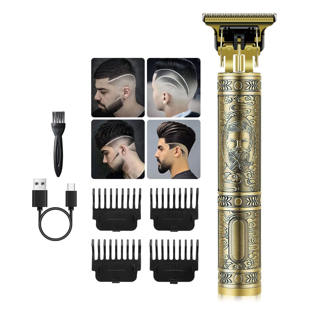 Professional men's electric hair clippers and razors with USB charging