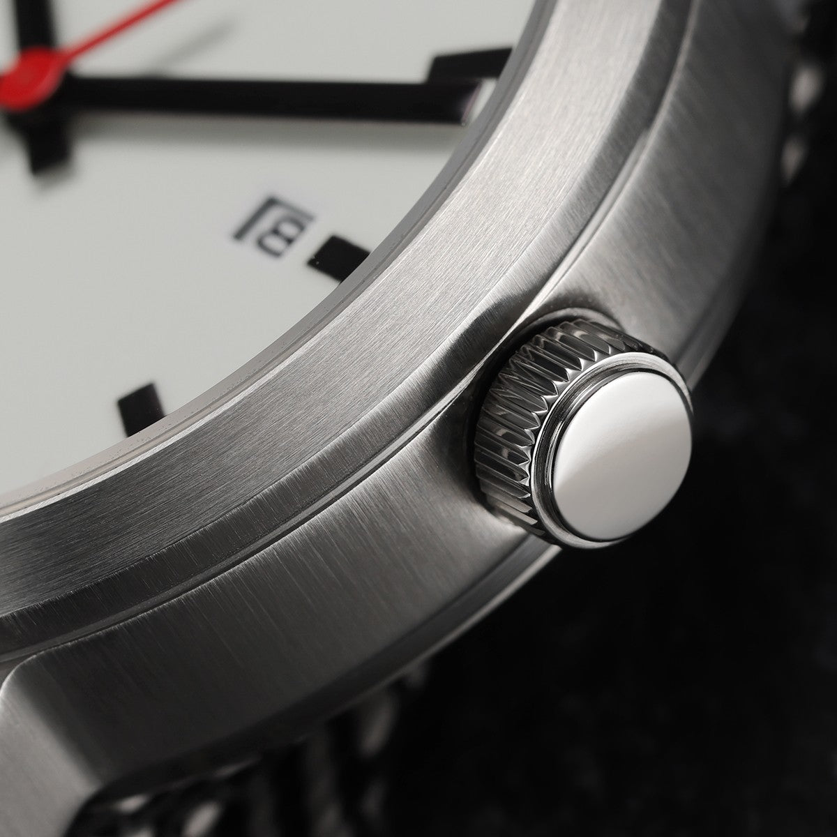 BERNY Automatic Watch Men 40mm Luminous Railway Time Dial MIYOTA 8215 Nylon Strap Sapphire 50M Waterproof Men's Mechanical Watch