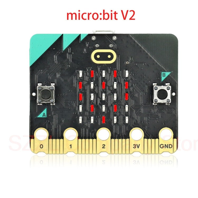 Novo Lançamento BBC Microbit V2 micro:bit V2 Placa de Desenvolvimento Atualizada para Kit de Aprendizagem de Programação Educacional para Projeto DIY Escolar