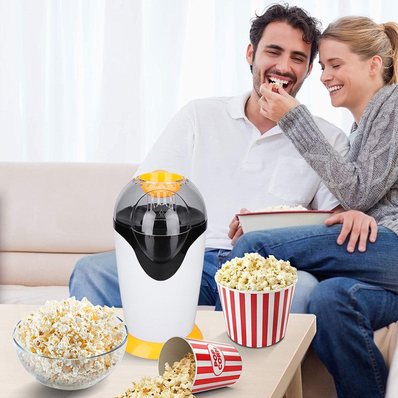 Homemade Mini Popcorn Machine Fully Automatic Small Electric Children's DIY Popcorn Machine 1200W For Home Kitchen EU Plug
