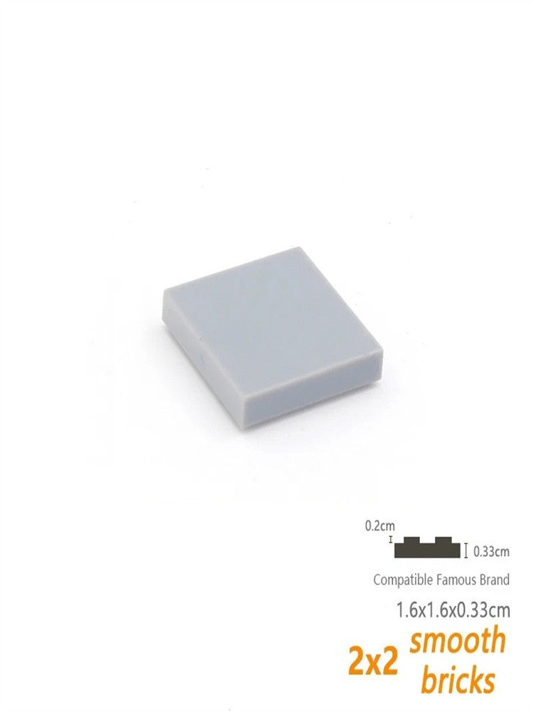 10 Peças de Quebra-Cabeça de Partículas 3068 2x2 Kit de Blocos de Construção de Pneu Placa de Alta Tecnologia Painel de Luz Tijolos Brinquedos Presentes Infantis