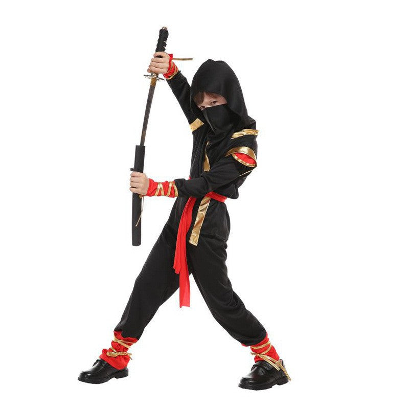 Kids Halloween Ninja Costume, Ninja Costume for Boys, Teen Halloween Costumes for DressUp Themed Party Ninja Toy Birthday Gift