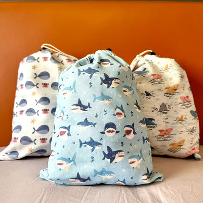 1 piece of single-drawstring pouch: portable travel storage bag