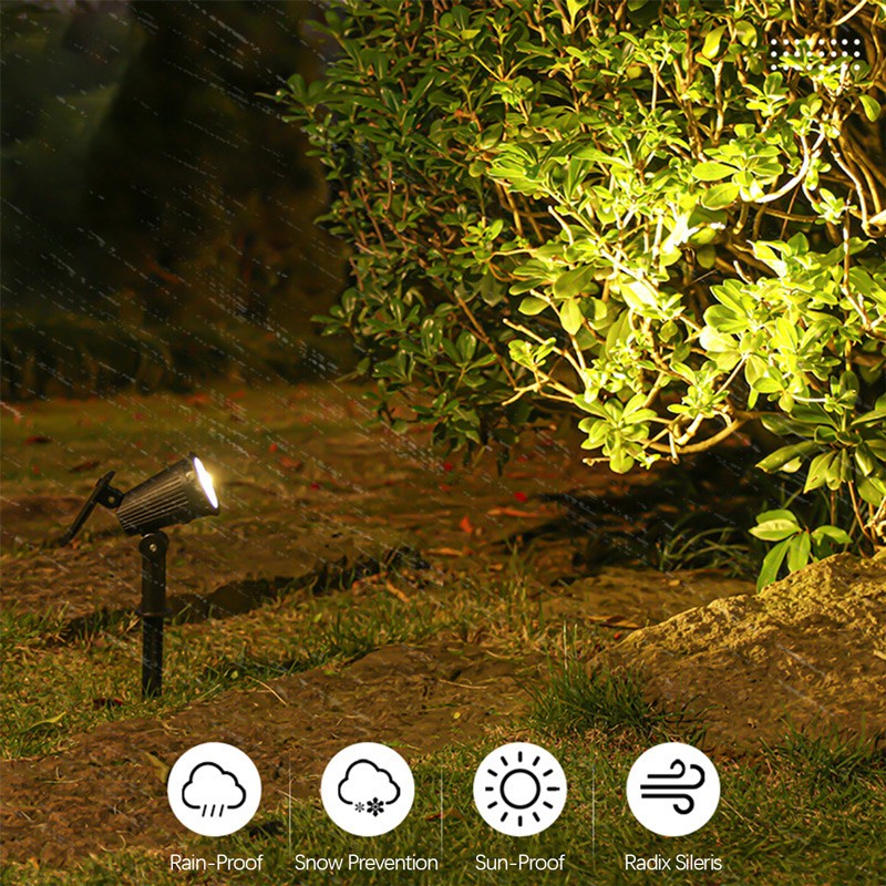9 LED Solar Spot Light Outdoor IP65 Waterproof Spotlights Solar Garden Lights Landscape Lighting Decoration Pathway Lawn Lamp