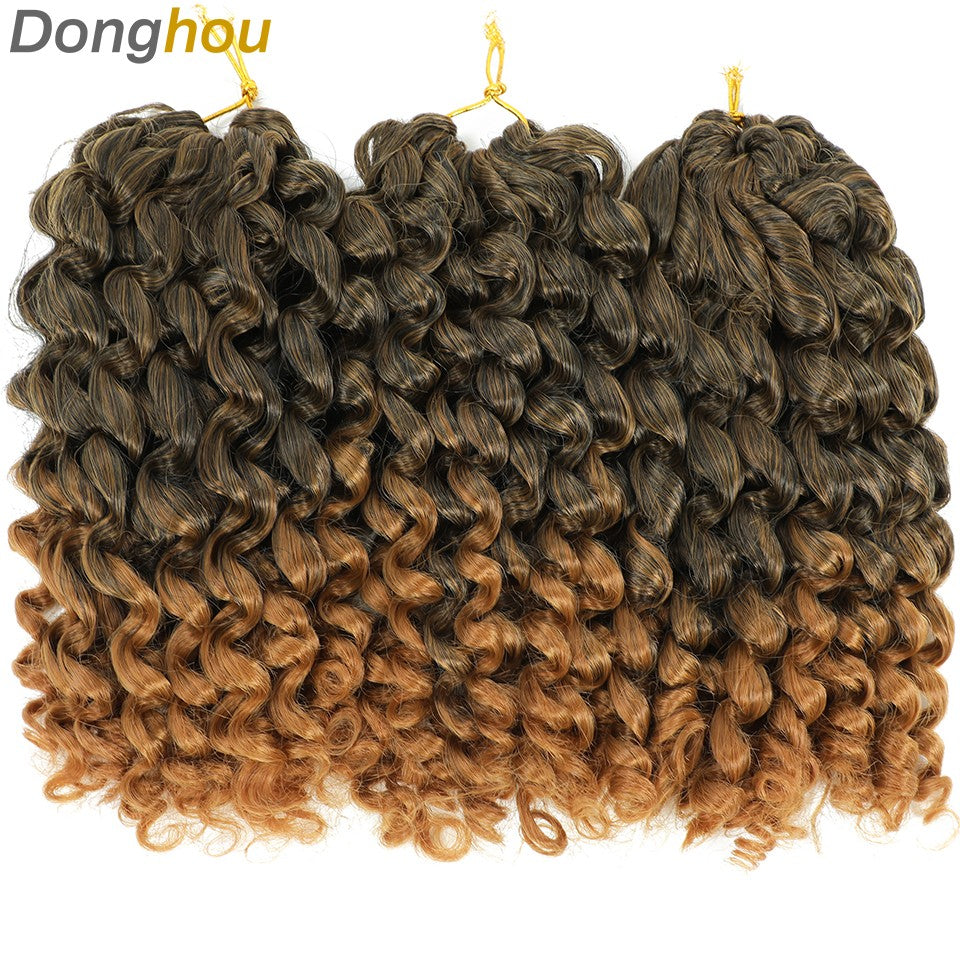 1-4 Pacotes 2X Ringlet Wand Curl Jamaican Bounce 8 polegadas Sintético Wand Curl Twist Braids Hair Crochet Cabelo Cacheado Extensões 20 Raízes