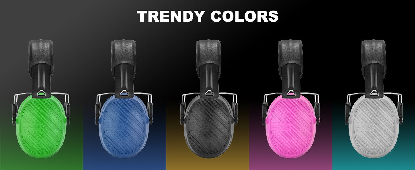 ZOHAN Earmuffs Shooting Ear Protector Hear Protection Passive Muffs Safety Noise Reduction Cancelling Headphone NRR28db