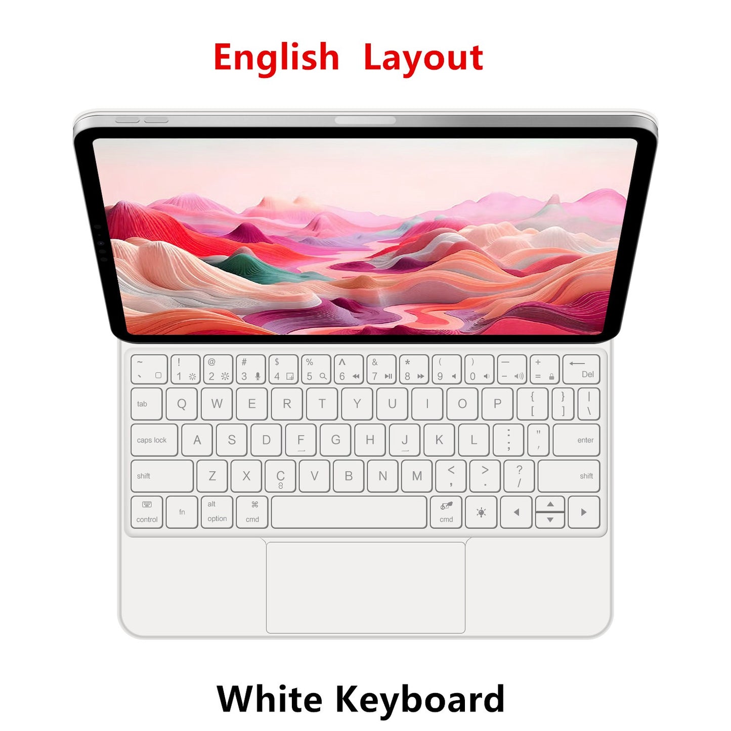 Capa Smart Magnetic Book Folio Magic Keyboard para iPad 11ª 10ª Geração 2025 iPad A16 11ª 11" A3354 A3355 A3356 A2696