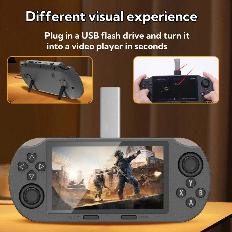 SF3000 Retro Handheld Video Game Console Linux System 4.5 Inch 854*480 IPS Screen 3000mAh Portable Pocket Video Games Player