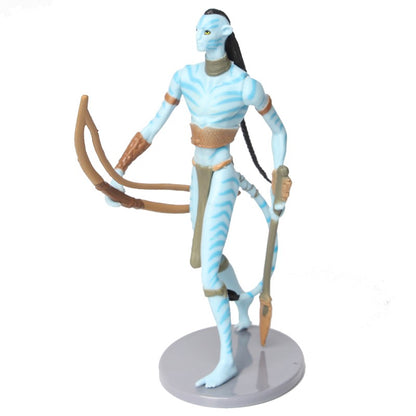 6 pçs/conjunto de figuras de ação de personagens do filme Avatar Neytiri e Jake com Banshee em PVC