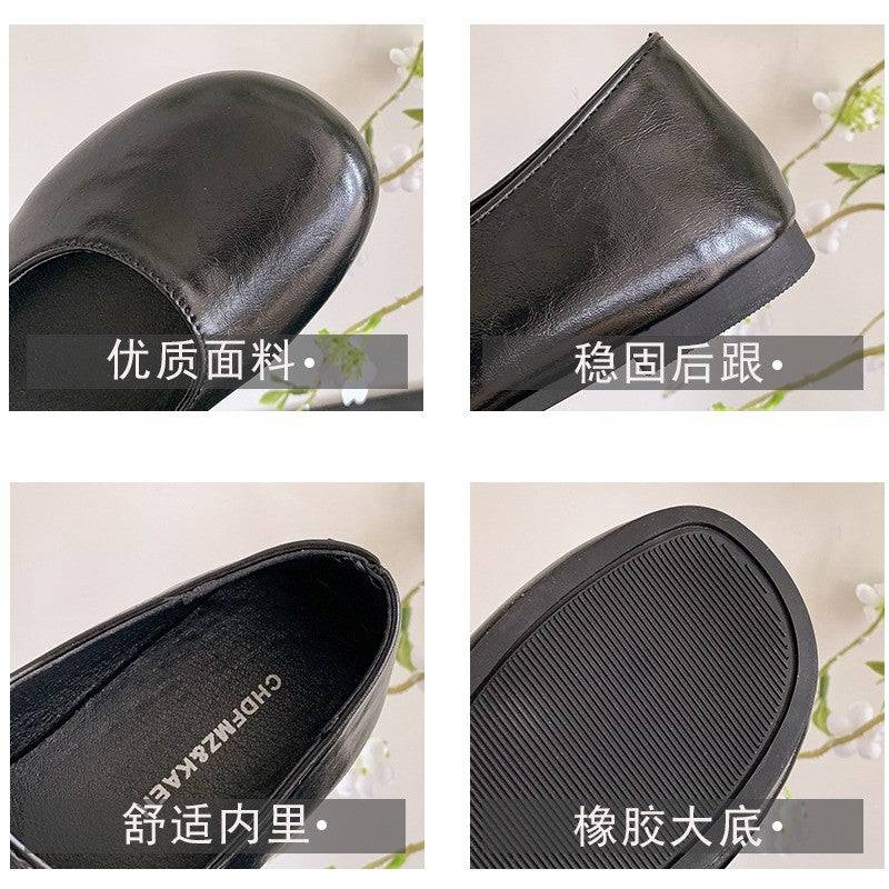 2025 New Elegant Comfortable and Versatile Woman Round Toe Lady Barefoot Flats Elegant Soft Sole Ballerina Party Mary Jane Shoes