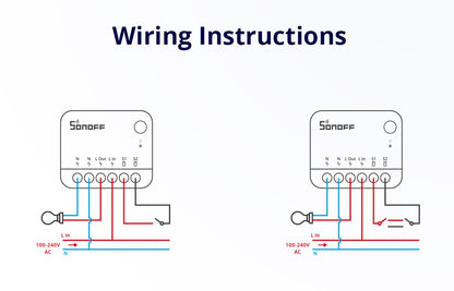 Sonoff Mini R4 Extreme Wifi Smart Switch Interruptor com Relé On-Off Módulo DIY Switch eWelink APP Control Funciona com Alexa