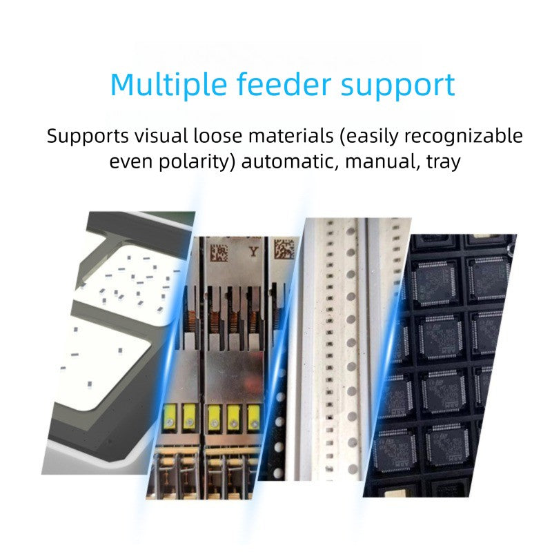 High-speed Fully Automatic Triple Vision Camera Desktop SMT Machine 220V / 110V SMT Pick And Place Machine Chip Mounter LED SMD