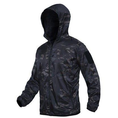 2025 New Thin Army Military Jackets Lightweight Quick Dry Windbreaker Jacket Summer Waterproof Tactical Skin Jacket Raincoat Men