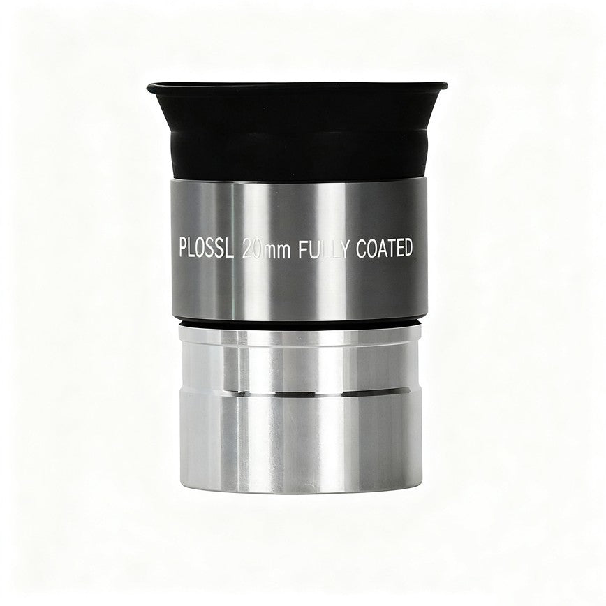 Acessórios para Telescópio Astronômico Ocular PL de 1,25 polegadas 4/10/20/25mm Lente Ótica Revestimento Banda Larga Multicamadas Filme Verde Metal