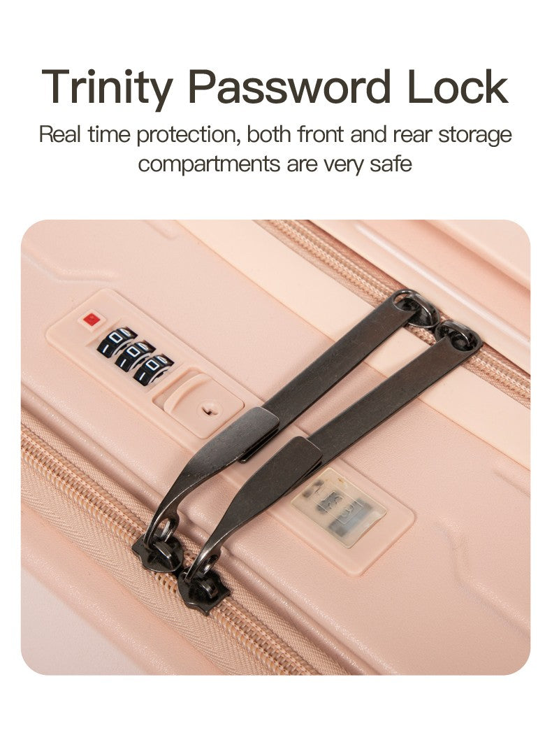 20/24 inch Luggage With Universal Wheels Combination Lock Suitcase Large Capacity Travel Bag