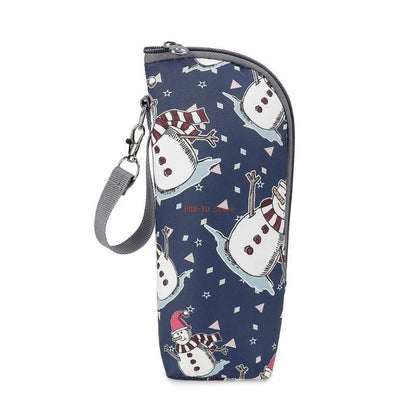 28TD Baby Strollers Bottle Bag Electric Vehicle Water Cup Outdoor Convenient Baby Bottle Insulation Case Organiser