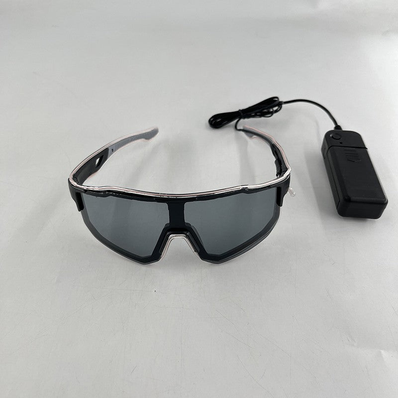 1PC Light Up LED Glasses Glow Sunglasses EL Wire Neon Glasses Glow in The Dark Party Supplies Neon Party Favors for Adults