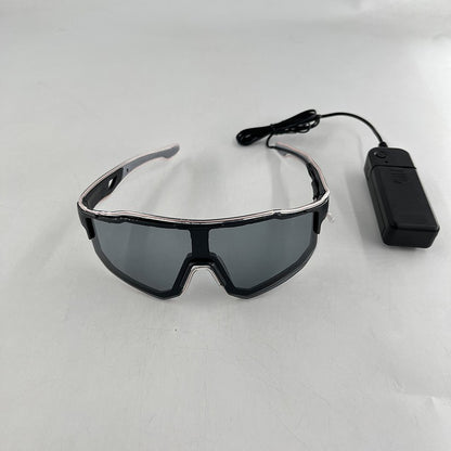 1PC Light Up LED Glasses Glow Sunglasses EL Wire Neon Glasses Glow in The Dark Party Supplies Neon Party Favors for Adults
