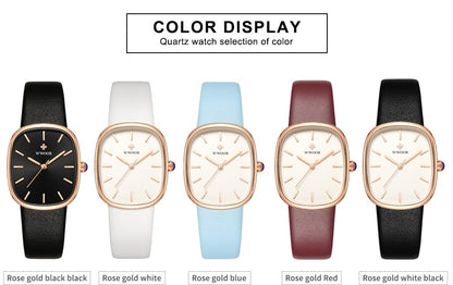 WWOOR New Reloj Fashion Women's Bracelet Watch Luxury Brand Elegant Dress Quartz Clock Waterproof Top Ladies Wristwatch Gift Box
