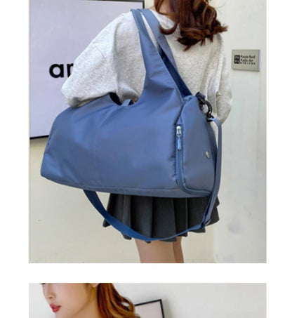 2025 New Women's Waterproof Yoga Mat Bag Fitness Pilates Portable Shoulder Bag with Shoe Compartment Dry and Wet Storage Bag