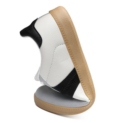 Oiaano Unisex Barefoot Men Leather Black Shoes Women Sneakers Platform Zero Drop Fashion Comfort Lightweight Breathable Walking