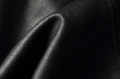 2025 Retro Style 100% Top Layer Cowhide Oversized Leather Jacket Color is made of Old Motorcycle Riding Clothes.