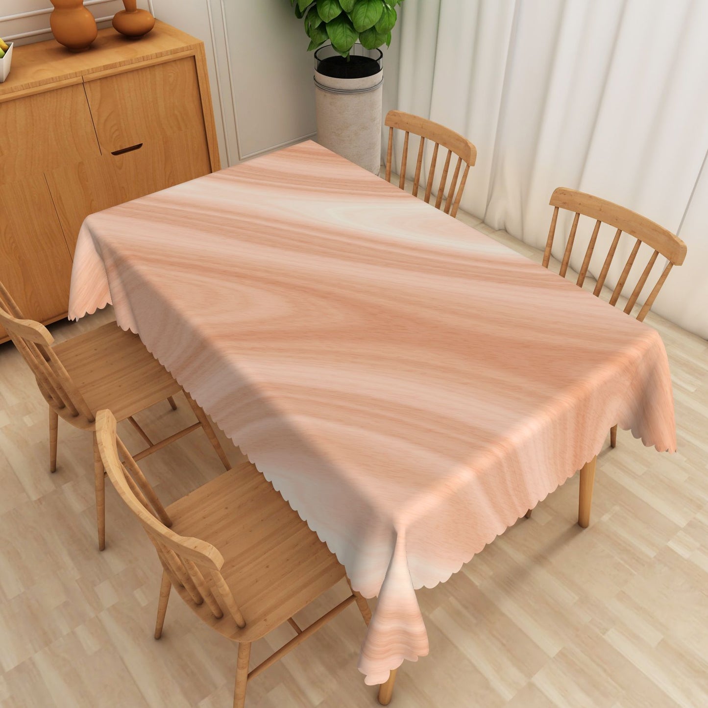 Marble Pattern Tablecloth Rectangular Polyester Dining Table Cover for Home Kitchen Restaurant Holiday Indoor/Outdoor Party