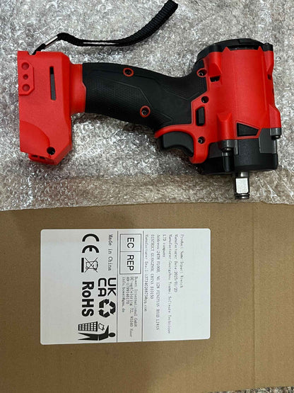 Chave de Impacto Brushless Impac 1/2" Parafusadeira sem Fio 4 Marchas Ferramentas Elétricas 500N.m Parafusadeira Elétrica para Bateria Milwaukee 18V