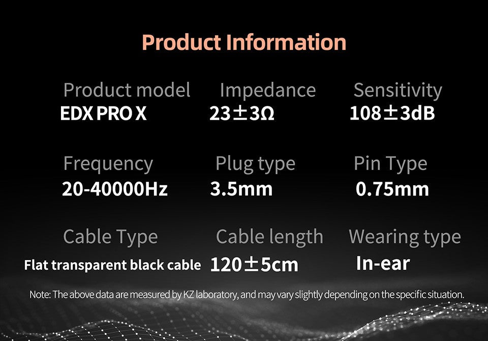 KZ EDX PRO X Dynamic Drive Earphone HIFI Bass Earbud DJ Sport Music Cancelling Headsets