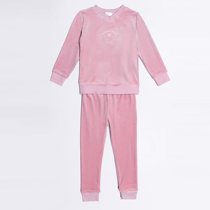 AS 2025 Velour lounge wear soft pjs family matching set dress footie clothes baby teen boys girls velour pajamas