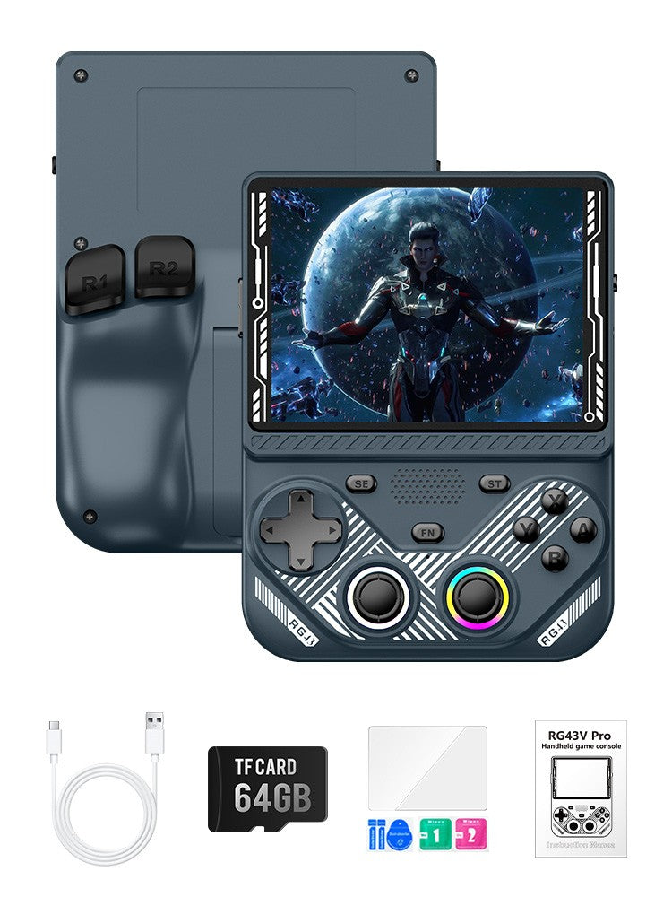 AISLPC RG43V PRO Handheld Game Console Dual System 4.3"IPS Screen WIFI 6 RK3562 Chip 22000+Games Portable Pocket Video Player