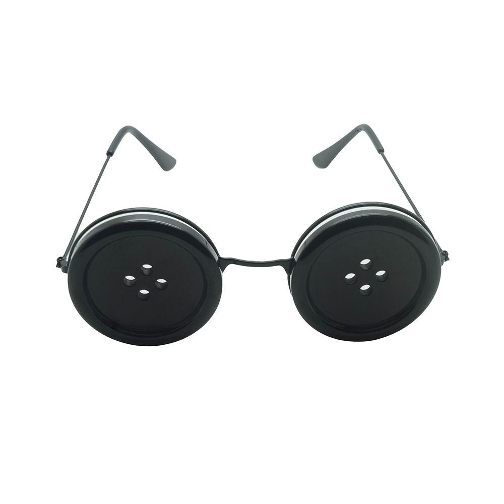 Button Eyes Glasses Eyewear Halloween Glasses Cosplay for Halloween Costume Accessory Party Favor Eyewear