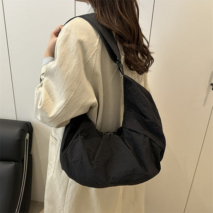 Large Capacity Simple Shoulder Bags Comfortable and Versatile Texture Crossbody Bags for Women Men Fashion Casual Storage Bags