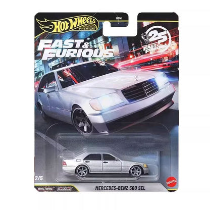 Novo Conjunto Hot Wheels 1:64 Velozes e Furiosos 25º Aniversário Mitsubishi Mercedes Mustang Etc Carros Veículos Clássicos Colecionáveis