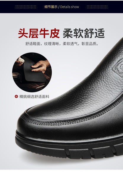 Summer New Men Leather Shoes soft soled Casual Flat Shoes Outdoor Walking shoes Comfort fashion soft leather shoes Loafers