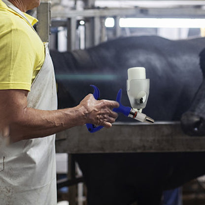 Seringa de Injeção Automática 2/5ml Seringa Veterinária Contínua Ajustável Para Aves Gado Frango Porco Boi Bovino Ovelha