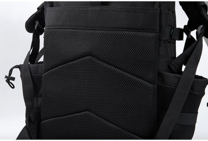 Mochila Tática 45L survival Bag Hunting MOLLE Backpack GYM Para Homens EDC Outdoor Hiking Rucksack com Suporte para Garrafa