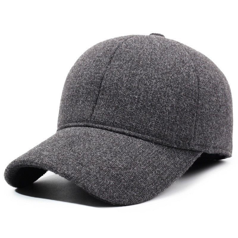 NORTHWOOD Boné Masculino De Inverno Algodão Sólido Quente Corta-Vento Com Protetor De Orelha Ajustável Para Homens Bonés De Beisebol Para Homens Ao Ar Livre