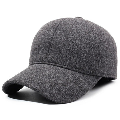 NORTHWOOD Boné Masculino De Inverno Algodão Sólido Quente Corta-Vento Com Protetor De Orelha Ajustável Para Homens Bonés De Beisebol Para Homens Ao Ar Livre