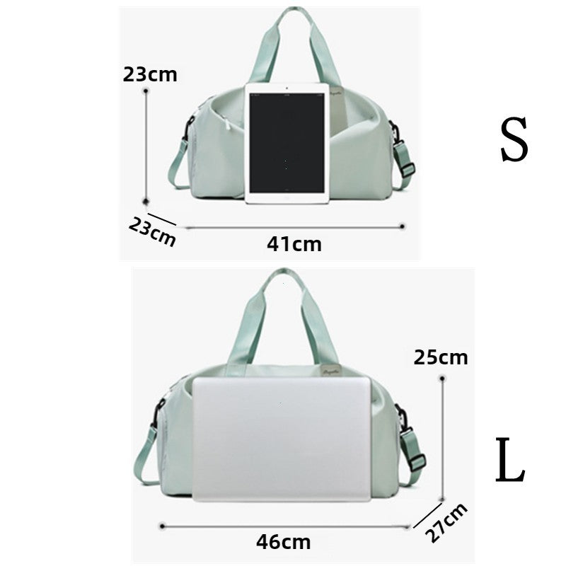 Women Gym Bag Sports Travel Dry Wet Bag Handbags Multifunction Swimming Tote Shoulder Weekend Fitness Duffle Yoga Shoes Daypack