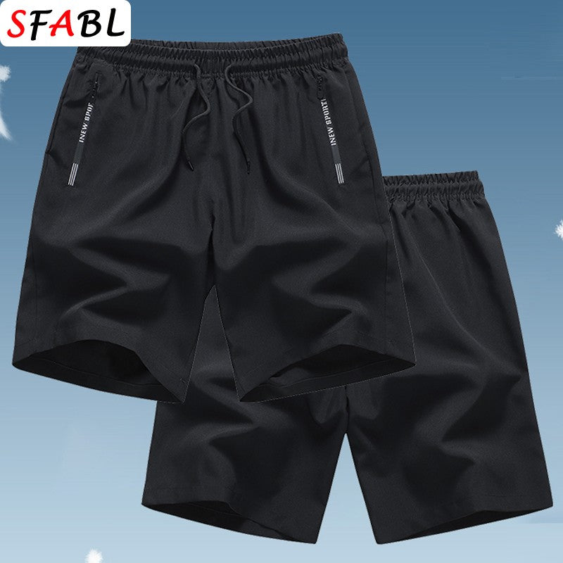 New Summer Casual Men's Shorts Quick-drying Elastic Running Gym Fitness Shorts Men Beach Short Pants Male Breathable Boardshorts