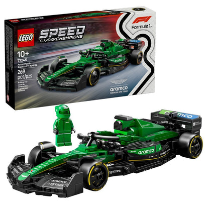 Conjunto de Veículos LEGO® Speed Champions Carro de Corrida Aston Martin Aramco F1® AMR24 (77245) para Meninos e Meninas a partir de 10 Anos, com 269 Peças