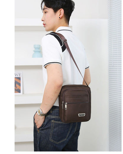 Waist Men's Crossbody Messenger Bags Male Canvas Shoulder Bags Men Handbag Chest Shoulder Belt Bag Casual Large Boy Satchel Grey