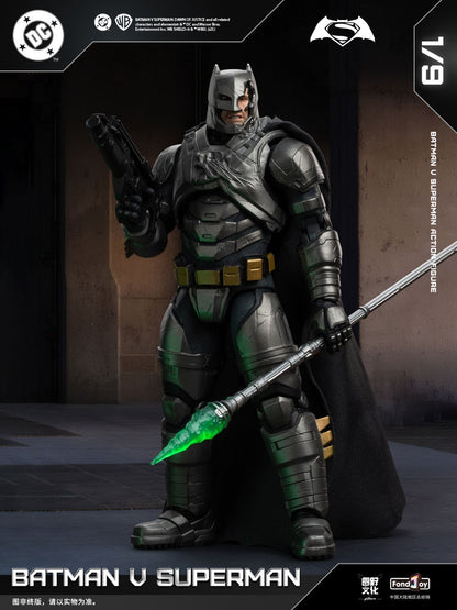 Novo conjunto de figuras Fondjoy BVS, Boneco de Ação Batman Blindado, Superman com Armadura Danificada 1/9 Batman V Superman: A Origem da Justiça DC Toys