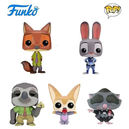 Funko Pop! Nick Wilde Zootopia Judy Hopps Flash Bonecos de Ação Edição Limitada Modelo de Estatueta Bonecos de Brinquedo Figura de Vinil Presente Infantil