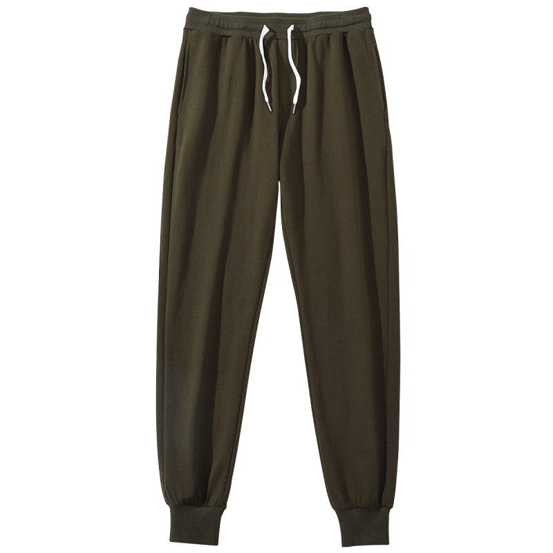 Men 100% Cotton Pants Elastic Gym Sweatpants Casual Jogging Trousers Sport Joggers Fitness Running Pants Man Clothing Streetwear