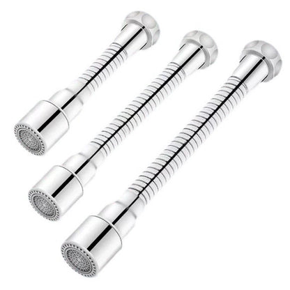 Extensor Universal de Torneira de Aço Inoxidável com Aerador de Bico Anti-respingo e Mangueira de Extensão para Pia de Cozinha