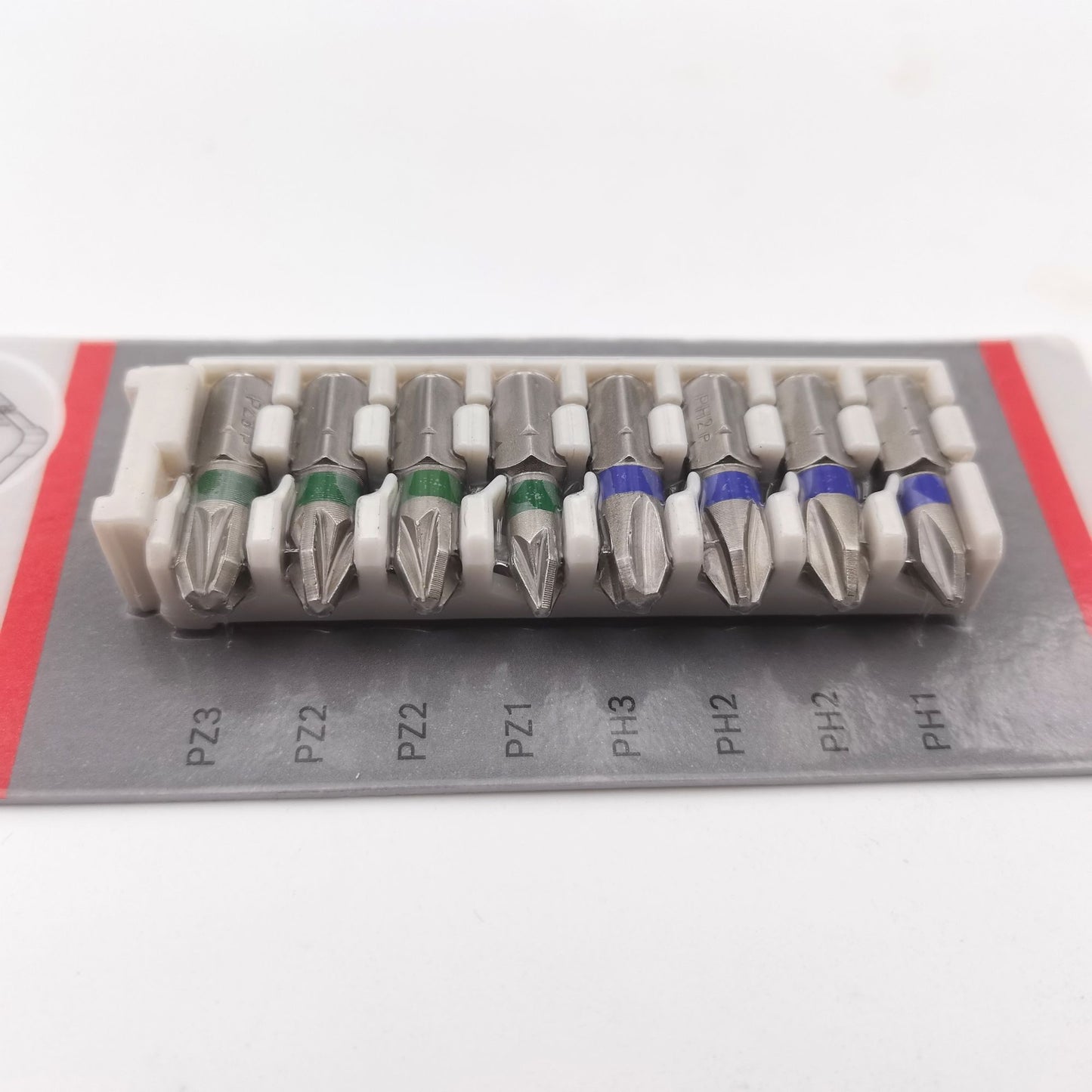 Bosch 2608522413 Brocas de Impacto Combinação PH1/2/3PZ2/3 25MM Extra Duras Kit de 8 Peças Acessórios para Ferramentas de Parafusadeira