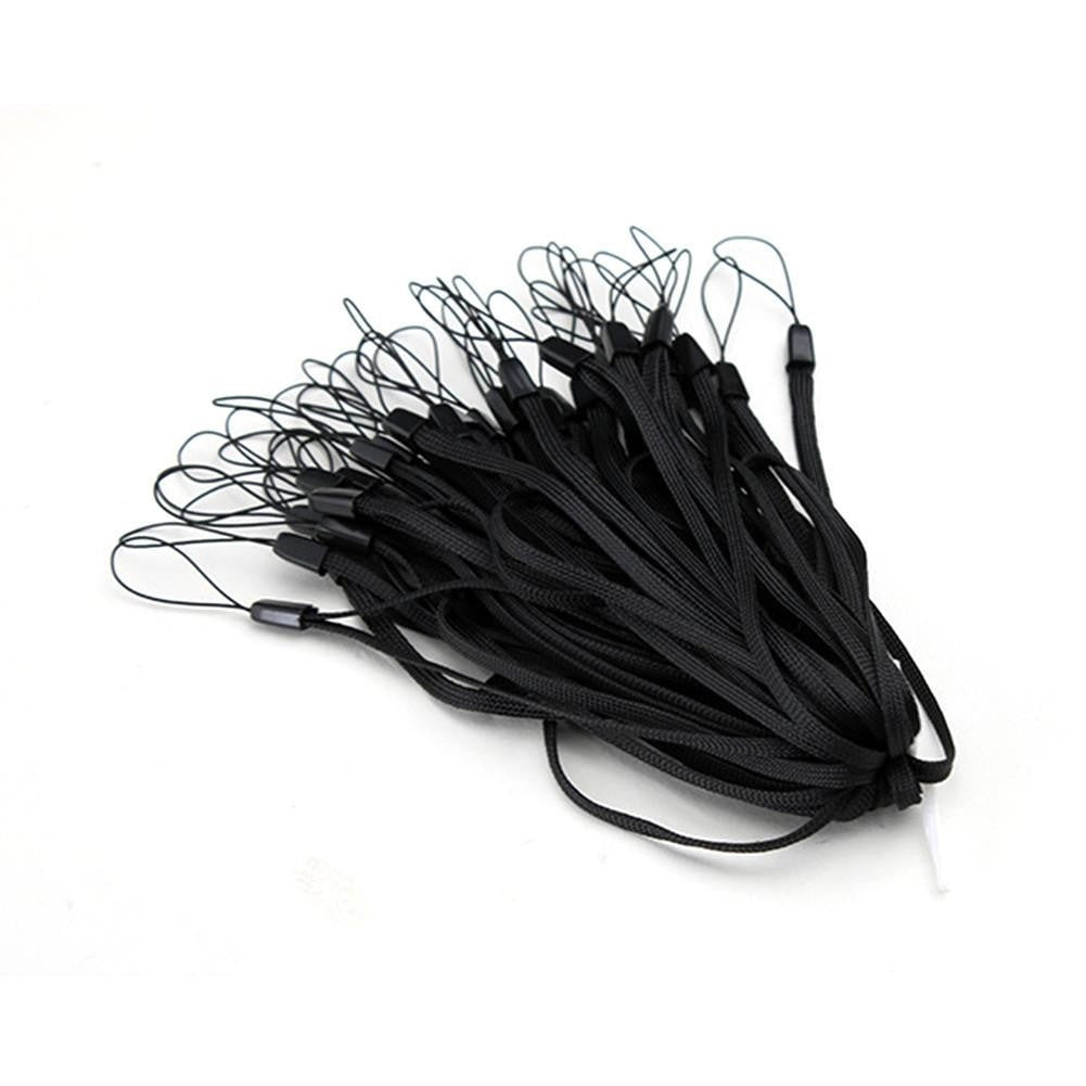5/10/20/50/100 Pcs Alça de Pulso Corda de Pinheiro Alça de Celular para IPhone HUAWEI Realme Cordão de Nylon Bastão de Selfie Lanterna